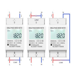 SDM220-ECL Backlight Energy Meter 80A 220V kWh Electric Consumption
